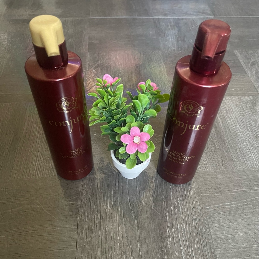 Hair Color Shampoo and Conditioner Set - Rich Brown